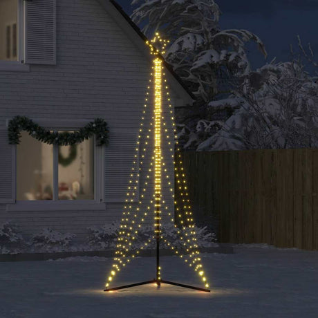 Vidaxxl LED-Weihnachtsbaum 525 LEDs warmweiß 302 cm