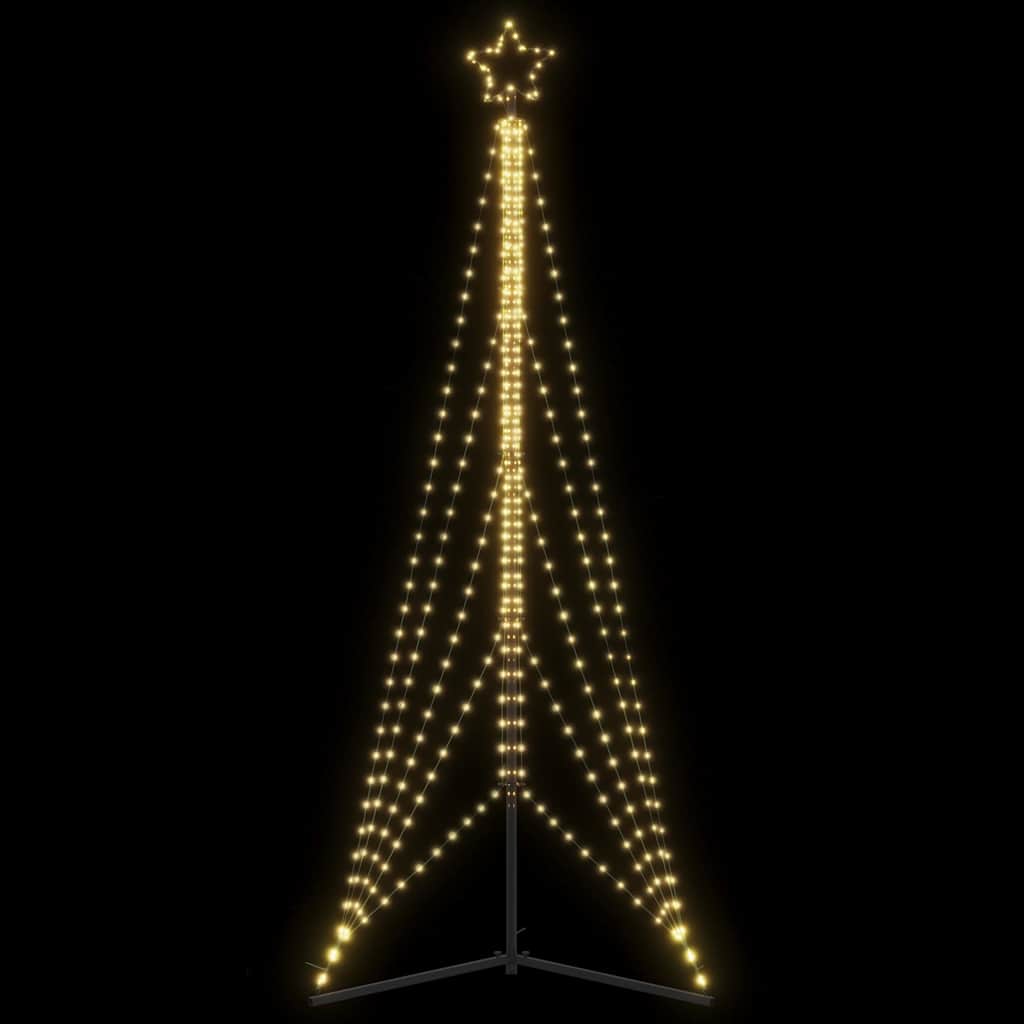 Vidaxxl LED-Weihnachtsbaum 525 LEDs warmweiß 302 cm