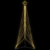 Vidaxxl LED-Weihnachtsbaum 525 LEDs warmweiß 302 cm