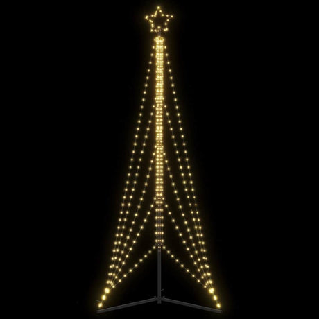 Vidaxxl LED-Weihnachtsbaum 525 LEDs warmweiß 302 cm