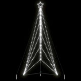 Vidaxxl LED-Weihnachtsbaum 615 LEDs kaltweiß 404,5 cm