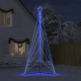Vidaxxl LED-Weihnachtsbaum 615 LEDs 404,5 cm blau