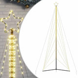 Vidaxxl LED-Weihnachtsbaum 861 LEDs warmweiß 478 cm