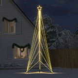 Vidaxxl LED-Weihnachtsbaum 861 LEDs warmweiß 478 cm