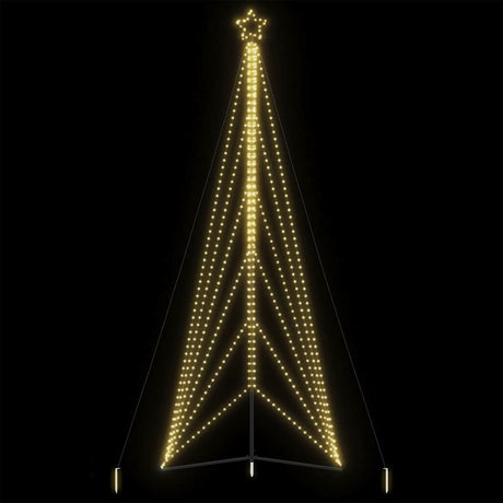 Vidaxxl LED-Weihnachtsbaum 861 LEDs warmweiß 478 cm