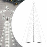 Vidaxxl LED-Weihnachtsbaum 861 LEDs kaltweiß 478 cm