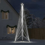 Vidaxxl LED-Weihnachtsbaum 861 LEDs kaltweiß 478 cm