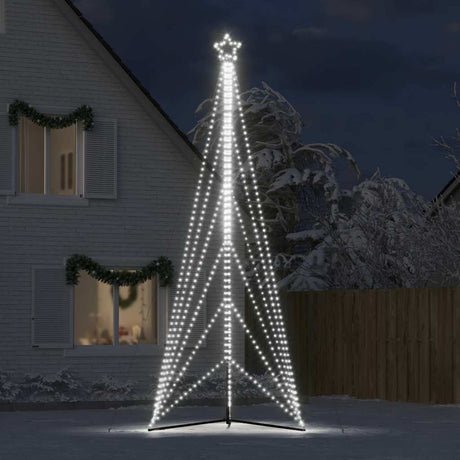 Vidaxxl LED-Weihnachtsbaum 861 LEDs kaltweiß 478 cm