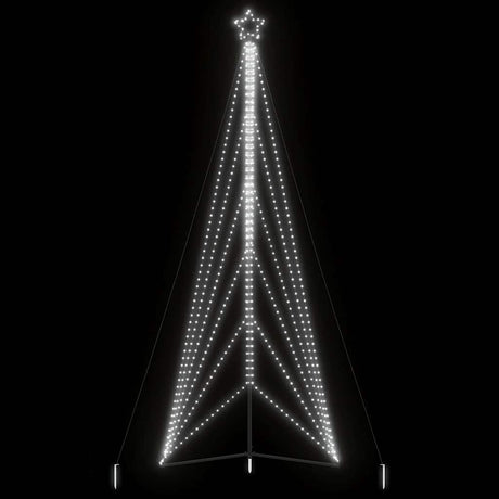 Vidaxxl LED-Weihnachtsbaum 861 LEDs kaltweiß 478 cm