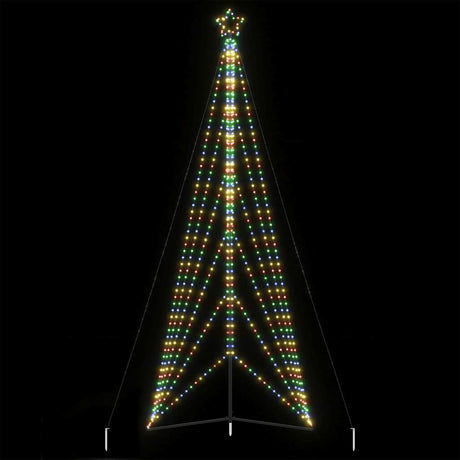 Vidaxxl LED-Weihnachtsbaum 861 LEDs bunt 478 cm