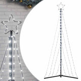 Vidaxxl LED-Weihnachtsbaum 339 LEDs kaltweiß 187 cm