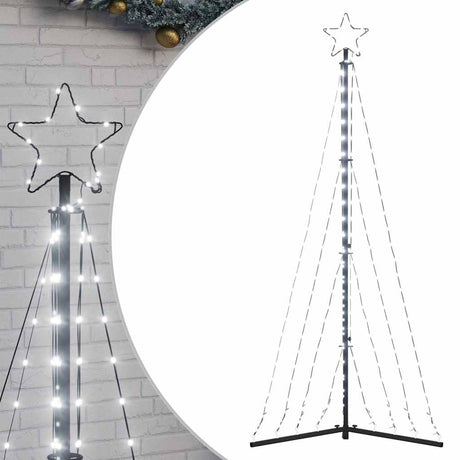 Vidaxxl LED-Weihnachtsbaum 339 LEDs kaltweiß 187 cm