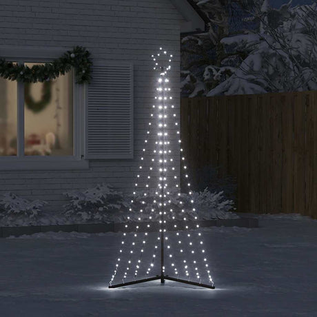 Vidaxxl LED-Weihnachtsbaum 339 LEDs kaltweiß 187 cm