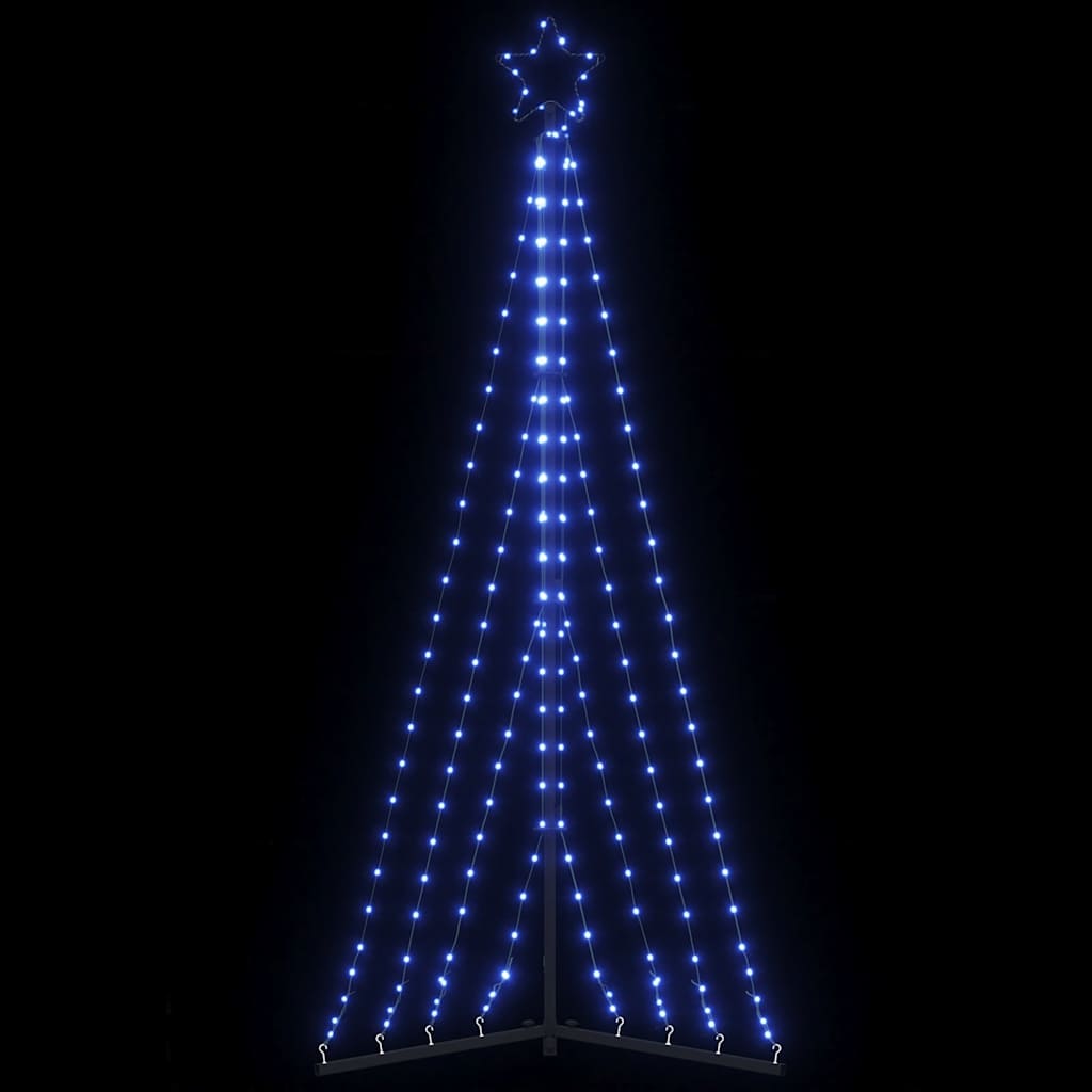 Vidaxxl LED-Weihnachtsbaum 339 LEDs 187 cm blau