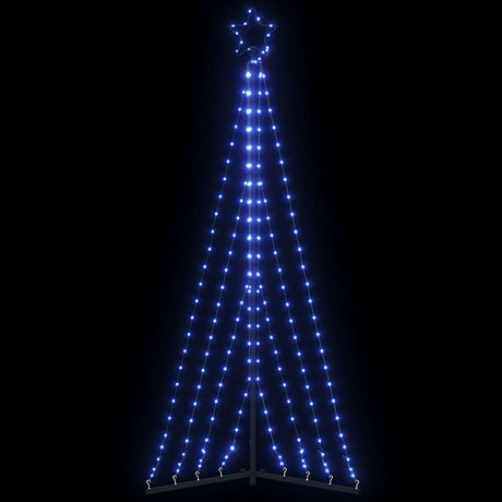 Vidaxxl LED-Weihnachtsbaum 339 LEDs 187 cm blau