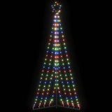 Vidaxxl LED-Weihnachtsbaum 339 LEDs bunt 187 cm