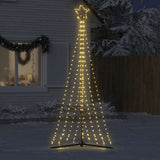Vidaxxl LED-Weihnachtsbaum 447 LEDs warmweiß 249 cm