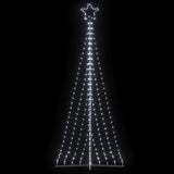 Vidaxxl LED-Weihnachtsbaum 447 LEDs kaltweiß 249 cm