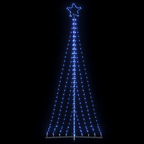 Vidaxxl LED-Weihnachtsbaum 447 LEDs 249 cm blau