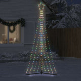 Vidaxxl LED-Weihnachtsbaum 447 LEDs bunt 249 cm