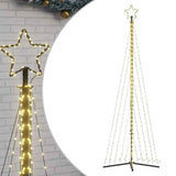 Vidaxxl LED-Weihnachtsbaum 495 LEDs warmweiß 300,5 cm