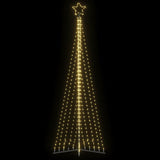Vidaxxl LED-Weihnachtsbaum 495 LEDs warmweiß 300,5 cm