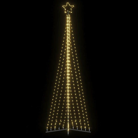 Vidaxxl LED-Weihnachtsbaum 495 LEDs warmweiß 300,5 cm