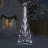 Vidaxxl LED-Weihnachtsbaum 495 LEDs kaltweiß 300,5 cm