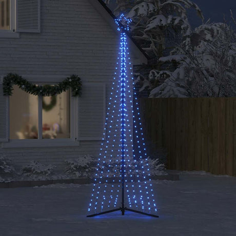 Vidaxxl LED-Weihnachtsbaum 495 LEDs 300,5 cm blau