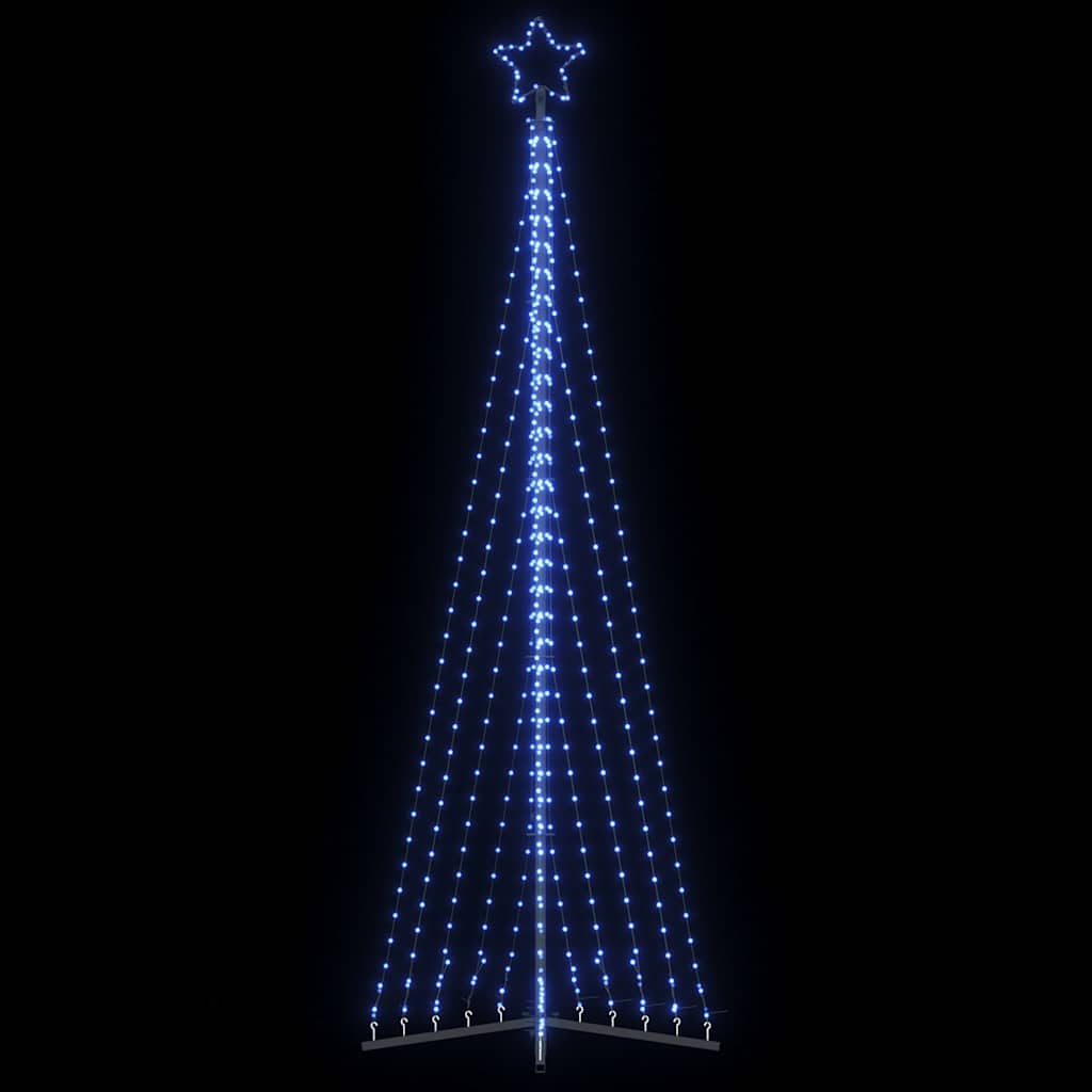 Vidaxxl LED-Weihnachtsbaum 495 LEDs 300,5 cm blau