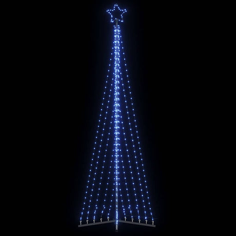 Vidaxxl LED-Weihnachtsbaum 495 LEDs 300,5 cm blau