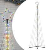 Vidaxxl LED-Weihnachtsbaum 495 LEDs bunt 300,5 cm