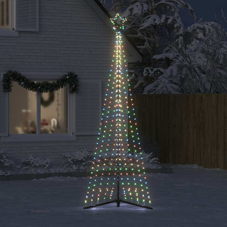 Vidaxxl LED-Weihnachtsbaum 495 LEDs bunt 300,5 cm