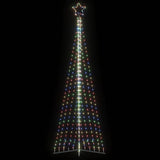 Vidaxxl LED-Weihnachtsbaum 495 LEDs bunt 300,5 cm