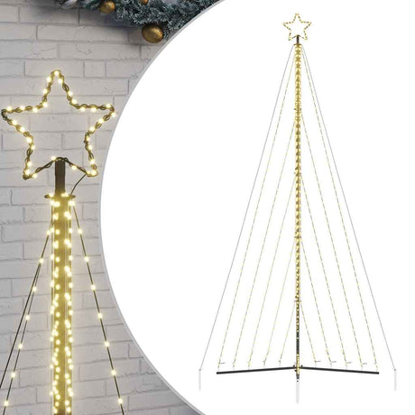 Vidaxxl LED-Weihnachtsbaum 570 LEDs warmweiß 399 cm