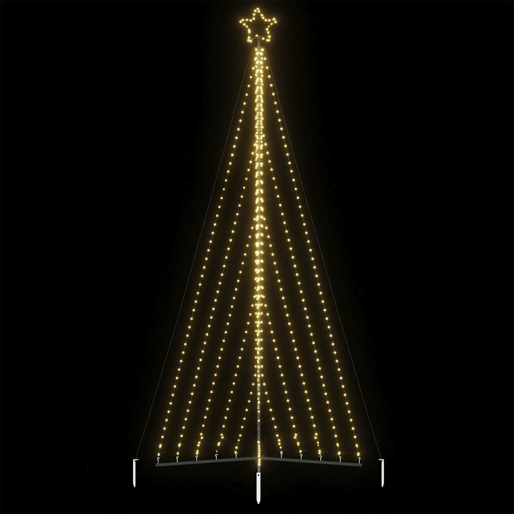 Vidaxxl LED-Weihnachtsbaum 570 LEDs warmweiß 399 cm