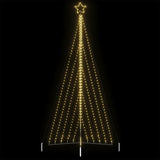 Vidaxxl LED-Weihnachtsbaum 570 LEDs warmweiß 399 cm