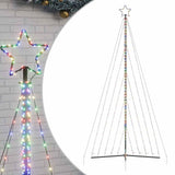 Vidaxxl LED-Weihnachtsbaum 570 LEDs bunt 399 cm