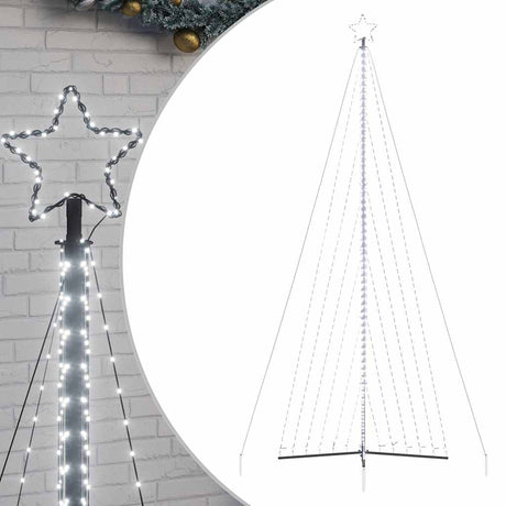 Vidaxxl LED-Weihnachtsbaum 789 LEDs kaltweiß 476 cm