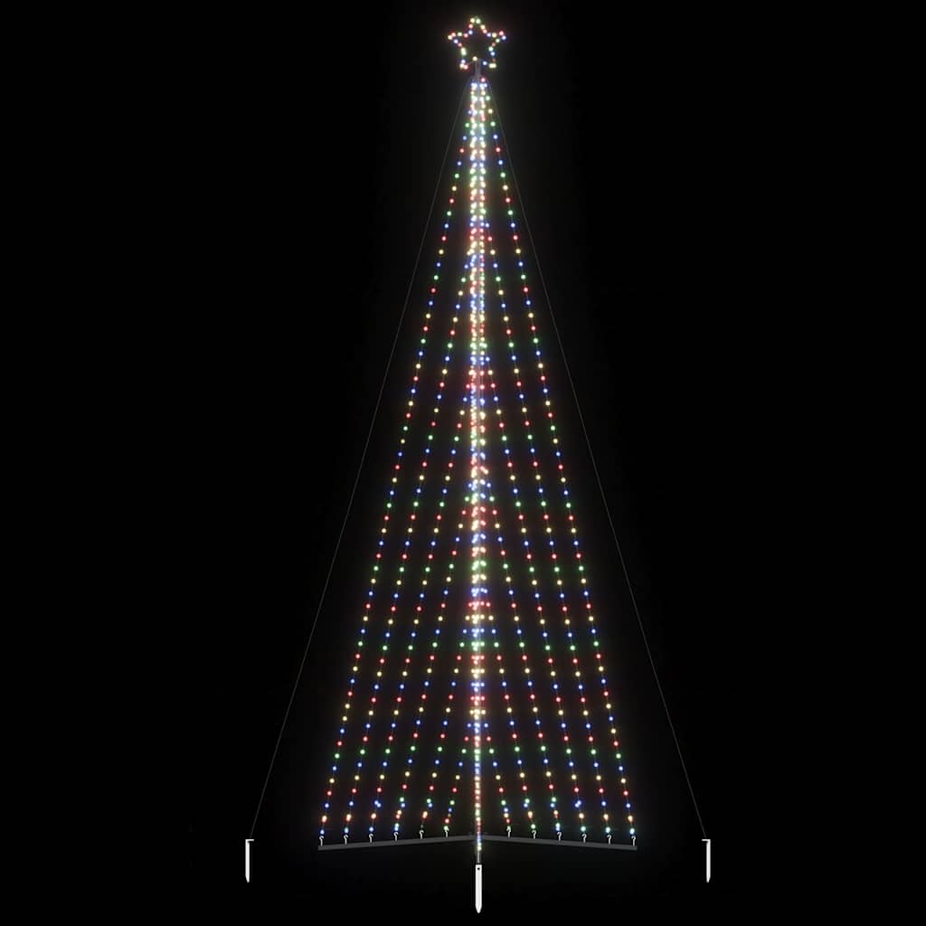 Vidaxxl LED-Weihnachtsbaum 789 LEDs bunt 476 cm
