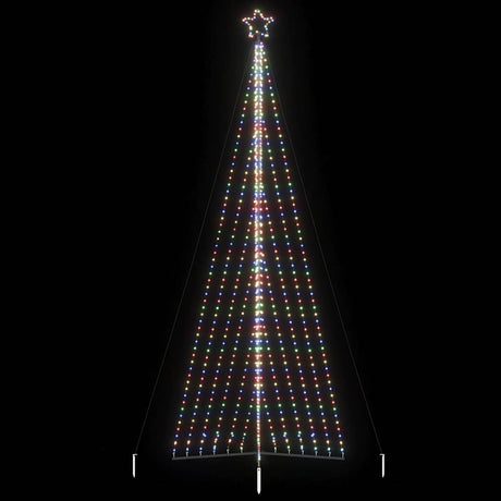 Vidaxxl LED-Weihnachtsbaum 789 LEDs bunt 476 cm