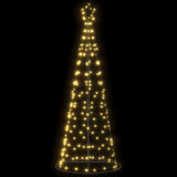 Vidaxl led-kerstboom 200 leds warm wit 180 cm