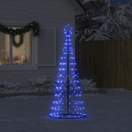 Vidaxxl LED-Weihnachtsbaum 200 LEDs 180 cm blau