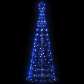 Vidaxxl LED-Weihnachtsbaum 200 LEDs 180 cm blau