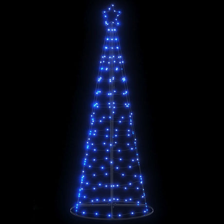 Vidaxxl LED-Weihnachtsbaum 200 LEDs 180 cm blau