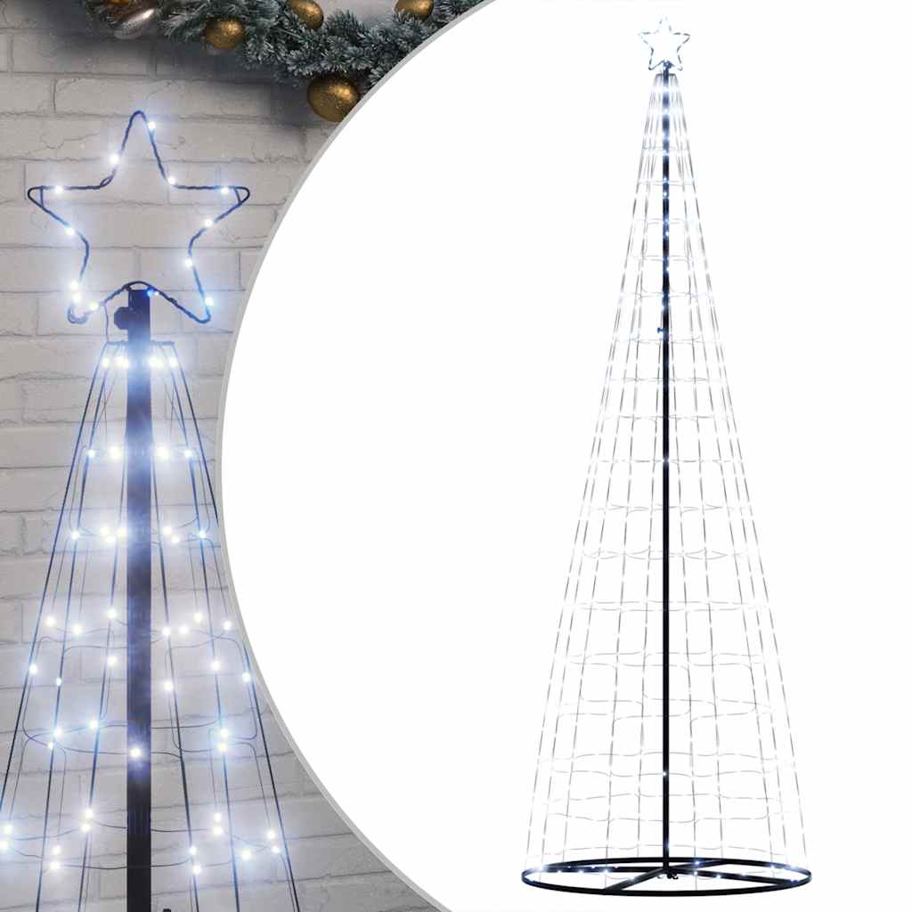 Vidaxl led-kerstboom 550 leds koud wit 300 cm