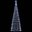 Vidaxl led-kerstboom 550 leds koud wit 300 cm