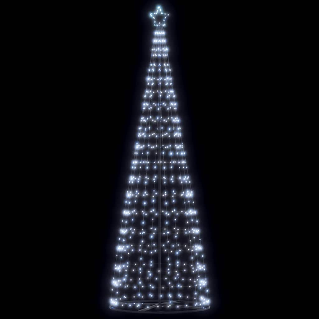 Vidaxl led-kerstboom 550 leds koud wit 300 cm