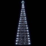 Vidaxl led-kerstboom 550 leds koud wit 300 cm