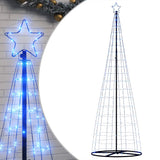 Vidaxxl LED-Weihnachtsbaum 550 LEDs 304 cm blau